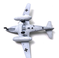 Modèle d'avion de combat 1/72 de haute qualité Me-262 modèle d'avion à réaction en métal moulé sous pression Allemagne Bomber Me 262 pour les collectionneurs et l'affichage