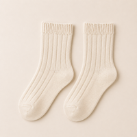 Chaussettes pour enfants personnalisées, 100% coton, respirantes, confortables, pour un usage quotidien, logo OEM ODM, couleur personnalisée