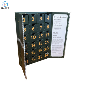Özel büyük boş noel Advent takvim kutusu 24 gün güzellik - Product Image 5