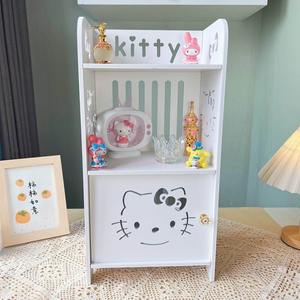 מודרני פשוט פלסטיק אחסון בצד המיטה רשת אדום סידור קטן חדר שינה חדר שינה חדר שינה חדר ריהוט לבית - Product Image 1