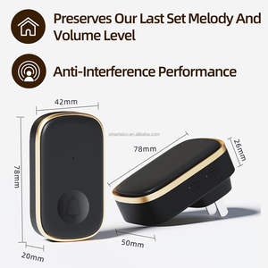 <span class=keywords><strong>Meilleure</strong></span> vente Kit de carillon <span class=keywords><strong>étanche</strong></span> 38 sonneries <span class=keywords><strong>Sonnette</strong></span> <span class=keywords><strong>sans</strong></span> <span class=keywords><strong>fil</strong></span> pour hôpital école boutique - Product Image 4