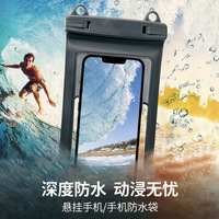 Étui de téléphone portable OEM, sac étanche avec cordon, PVC universel, étanche pour téléphone