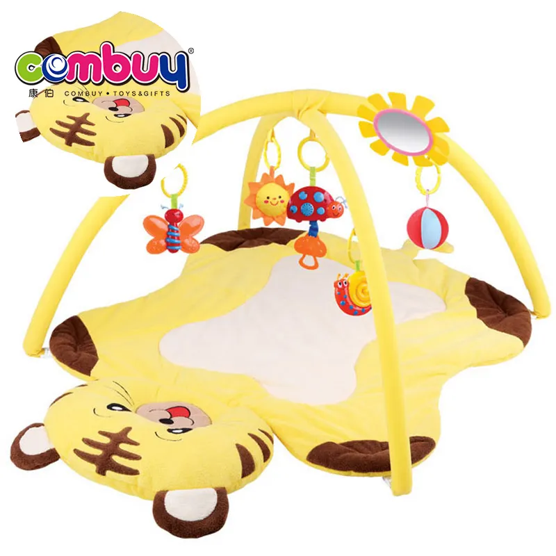 Infantile coperta activity gym tiger forma di musica del bambino stuoia tappeto