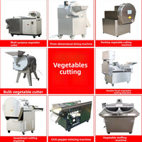 Volledig automatische aardappelsnijder / Aardappelwas-, schil- en snijmachine / Aardappelwasmachine van roestvrij staal