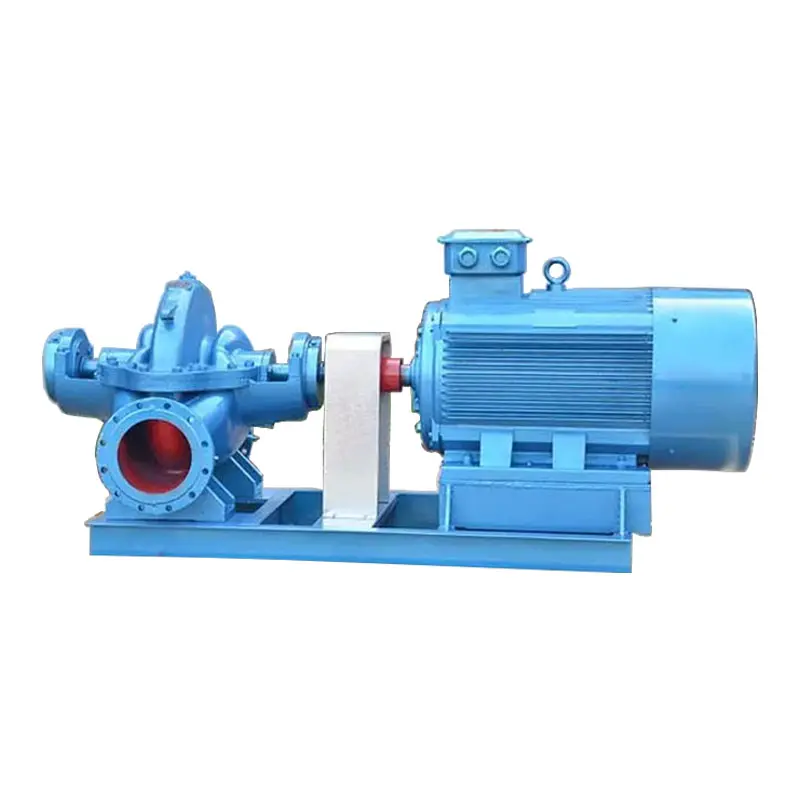 Centrifugal Industrial Horizontal Double Suction Water Pumping Electric Motor Irrigation Sea Water Dewatering Pump