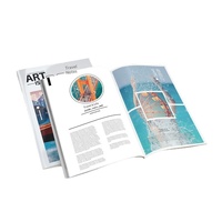 Brochures couleur avec impression UV express, livres à couverture rigide, designs publicitaires personnalisés ; Expédition le jour même, papier promotionnel