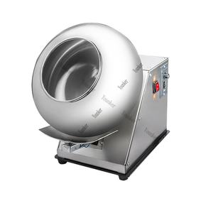 Mini máquina de recubrimiento de alimentos de almendra gomosa a la venta para fechas de nueces Candy Chocolate Sugar Pan para molino de harina y uso de panadería - Product Image 4