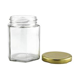 Lọ Thủy Tinh Dưa Chua Mứt Mật Ong Hình Lục Giác 45ML 85ML 100ML 180ML 280ML 380ML 500ML 730ML Có Nắp Vặn - Product Image 5