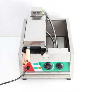 Delbosen Machine à gaufres commerciale à double plaque Hello Kitty Machine à gaufres électrique à affichage numérique pour magasin de desserts, boulangerie, café - Product Image 6