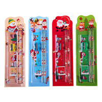 Ensemble de crayons en bois personnalisés à faible MOQ, cadeaux de papeterie fantaisie pour enfants, thème Noël Kawaii, dessins animés