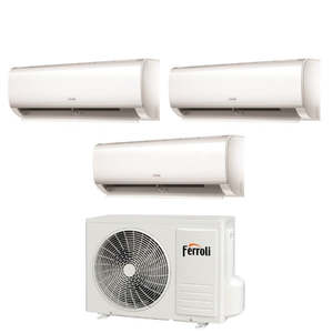 Aire Acondicionado Ferroli Trial Split Inverter AMBRA M Serie 9 + 9 + 9 con 27-3 R-32 Integrado Wi-Fi 9000 + 9000 + 9000-Nuevo - Product Image 1
