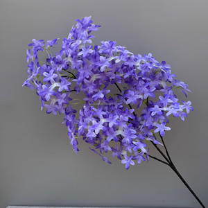 Rama de <span class=keywords><strong>Flor</strong></span> de <span class=keywords><strong>Lila</strong></span> Artificial de Seda <span class=keywords><strong>Blanca</strong></span> <span class=keywords><strong>y</strong></span> Morada SLF036, <span class=keywords><strong>Flor</strong></span> de Cerezo Japonesa para Decoración del Hogar, Bodas <span class=keywords><strong>y</strong></span> Jardines - Product Image 3