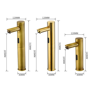 Điện Tử Cổ Tự Động Bồn Rửa Đồng Phòng Tắm Vòi Nước Mixer Set Cảm Biến Cảm Ứng Công Nghiệp Vòi Nước Với Cảm Biến - Product Image 3