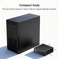 Mini PC para Juegos, AMD Ryzen 9 7940HS, Gráficos Radeon 780M, DDR5, USB4 40Gbps, LAN Dual 2.5G, WiFi 6, BT 5.2, Computadora de Escritorio Pequeña para Juegos