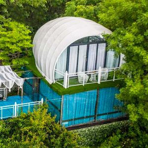 Tentes de luxe en forme de coquille de haute qualité, populaires, pour la vente en gros, idéales pour le glamping, les hôtels, les centres de villégiature, les fêtes et les événements en extérieur, pour 6 à 8 personnes. - Product Image 1