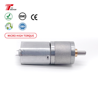 Moteur à courant continu 24V à couple élevé et faible régime, avec engrenage droit de 20 mm de diamètre, 6V 12V, 0,2A, 45g, à commutation par balais, aimant permanent, micro-moteur à courant continu