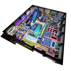 Pokiddo Custom 2500 Sqm Indoor Playground Complex Centro de entretenimiento familiar con Maze Tag Rope Course Trampoline Park - Product Image 1