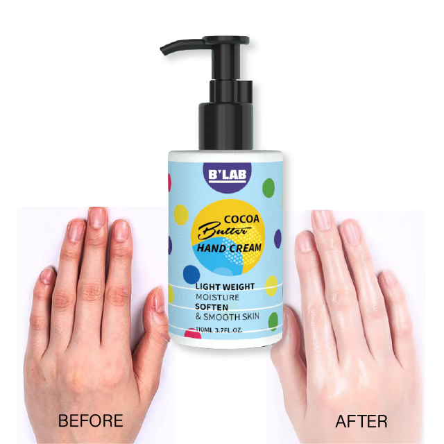 Органические растительные экстракты с логотипом на заказ, натуральное какао масло, витамин Е, увлажняющий крем для рук, оптовая продажа