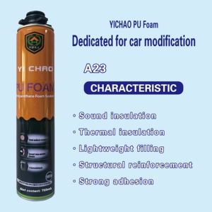 Colle mousse PU monocomposant YI CHAO A23 750ml 900g pour insonorisation automobile, isolation, construction et modification de yachts - Product Image 2