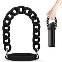 Sangle de transport pour bouteille d'eau importée, compatible Owala Freesip 24oz 32oz 40oz Stanley H2.0, en acrylique mat épaissi