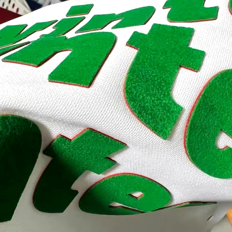 Pegatinas de transferencia de calor de flocado personalizado