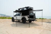Carpa de Techo Rígido Plegable de Alta Calidad, Personalizada, Ligera, de Aluminio, Estilo Moderno, con Características Expandidas, para Camioneta
