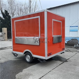 Carro de camión de comida extraíble popular para catering Remolque de comida rápida de concesión de calle móvil de tamaño pequeño con muchas funciones - Product Image 1
