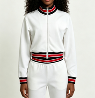 Blouson Bomber en Satin Tricoté de Haute Qualité pour Femme, Matelassé, Zippé, Respirant, Vêtement d'Hiver, Rembourrage 100% Polyester, Col Montant