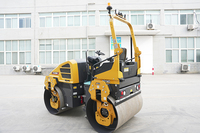 XCMG Compacteur vibrant à double tambour officiel XD140 Tandem Roller 4.3t Prix de vente