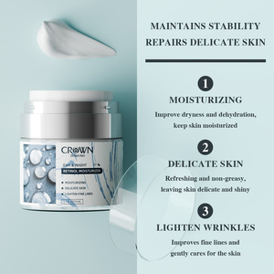 Etiqueta privada Día Noche Cuidado de la piel facial Aligeramiento Antienvejecimiento Arrugas Blanqueamiento Hidratante Retinol Colágeno Hombres Crema facial - Product Image 4