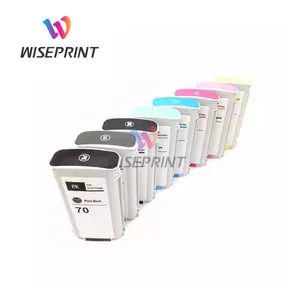 Wiseprint תשואה גבוהה תואם HP 70 HP70 דיו Dyebase מחסנית עבור HP70 עבור HP Designjet Z3100 Z3200 Z2100