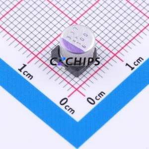 6SVQP100M Solid Capacitor SMD,D6.3xL6mm ( Capacitance: 100uF )( Precision: 20% Rated Voltage: 6.3V ) - Product Image 1