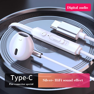 Haute fidélité pour écouteurs filaires de type C, prise en charge de la transmission audio numérique, offrant un design élégant et tendance, best-seller - Product Image 1