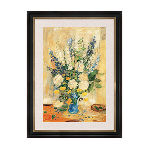 Dipinto a Olio Astratto di Fiori in Stile Retrò Francese, Decorazione di Lusso su Tela, Dipinto a Mano con Cornice in Legno, <span class=keywords><strong>Dimensioni</strong></span> Personalizzabili - Product Image 4