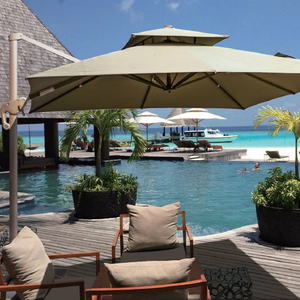 2024 usine Offres Spéciales extérieur plage jardin cour Double hauts <span class=keywords><strong>venise</strong></span> série économie parapluie - Product Image 2