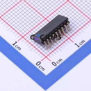 X1311FR-09-C43D24 Pin Socket Bent Lead Through Hole,P=1.27mm Connector 1x9P 1.27mm Square Hole Right Angle Insert - Product Image 2