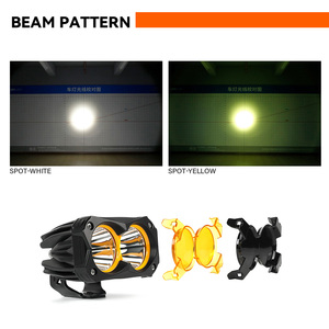 2 inch 30W offroad xe dẫn lái xe Pod ánh sáng màu kép 6000K hổ phách thêm ánh sáng 24V Đèn sân khấu cho ATV Xe tải 4x4 Xe - Product Image 2