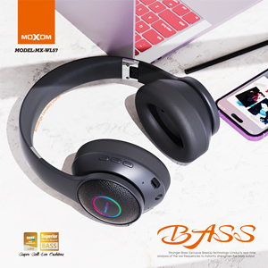 <span class=keywords><strong>Cuffie</strong></span> Wireless MOXOM Commander con Audio Hi-Fi, Suono Stereo di Alta Qualità e Cuscinetti Super Morbidi - Product Image 6