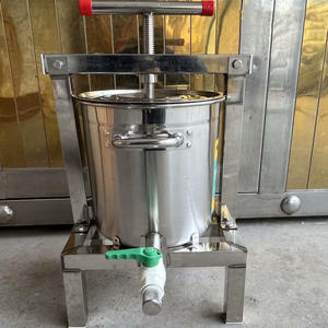 أدوات حفظ النحل سعة 10 لترات ماكينة عصر شمع النحل من الفولاذ المقاوم للصدأ ماكينة عصر استخراج عسل عصر شمع العسل - Product Image 6