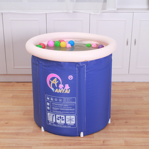 Commercio all'ingrosso Colorato e Moderno PVC <span class=keywords><strong>Pieghevole</strong></span> Gonfiabile di Plastica Portatile Profondo Del Bambino Vasca Da Bagno - Product Image 2