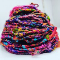 Chaussettes en fil de banane colorées, élastiques, recouvertes de caoutchouc, en polyester teint, recyclables, certifiées ISO9001, brodées, faites à la main, pour la couture