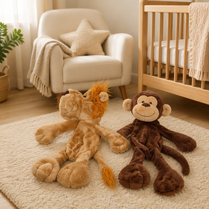 Ensemble de peaux de peluches semi-finies prêtes à être expédiées, coques d'animaux non rembourrées, matériel de bricolage pour la fabrication de poupées, vente en gros - Product Image 2