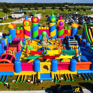 Château <span class=keywords><strong>gonflable</strong></span> géant pour parc d'attractions, parc d'attractions <span class=keywords><strong>gonflable</strong></span>, grand château <span class=keywords><strong>gonflable</strong></span> - Product Image 2