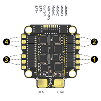 Nouveau contrôleur de vitesse électronique (ESC) 3060 AM32 32 bits 60A 48K 4-en-1 d'origine pour drones de course FPV et modèles réduits d'avions