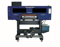 Nouvelle imprimante UV DTF automatique de 60 cm avec tête d'impression I3200, encre UV CMYK, blanc et vernis, machine d'impression d'étiquettes en cristal