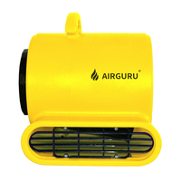 Airguru 1/2Hp 1000Cfm Air Mover Sèche-tapis Ventilateur de sol pour la restauration des dommages causés par l'eau et le séchoir à cage pour animaux domestiques