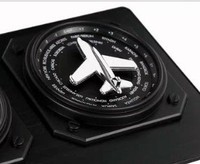 Horloge de bureau créative à réglage automatique 24 heures, heure mondiale