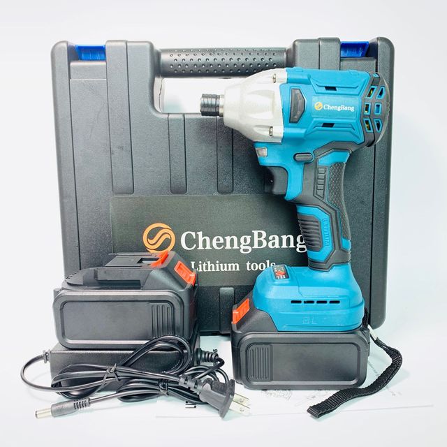 400Nm Torque High Power Lithium Cordless Impact Drill Rechargeable Electric Hand Drill Industrial Brushless Electric Screwdriver