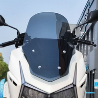 Pare-brise de moto TORST Lightning Dog 150/Haojin Hunting 150 - Verre trempé et PMMA - Nouvelle version améliorée