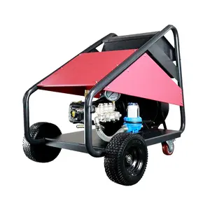 High-Power Electric Mobile Car Wash Equipment High-Pressure Water Gun Pump Motor Gearbox Door-to-Door Pipeline Dredging